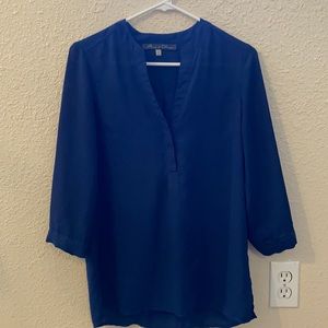 Navy Blue Blouse